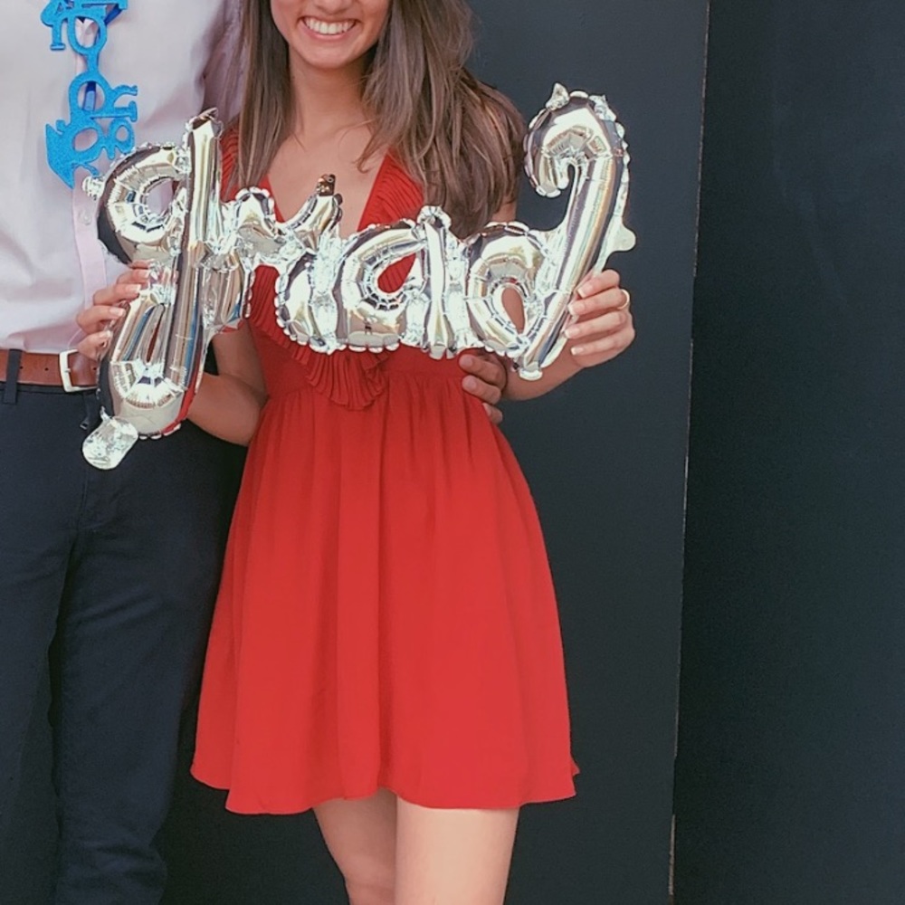 Revolve Ruffle Dress - Picture 4 of 5